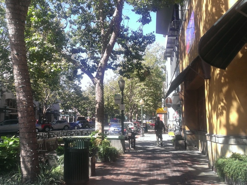 downtown Palo Alto